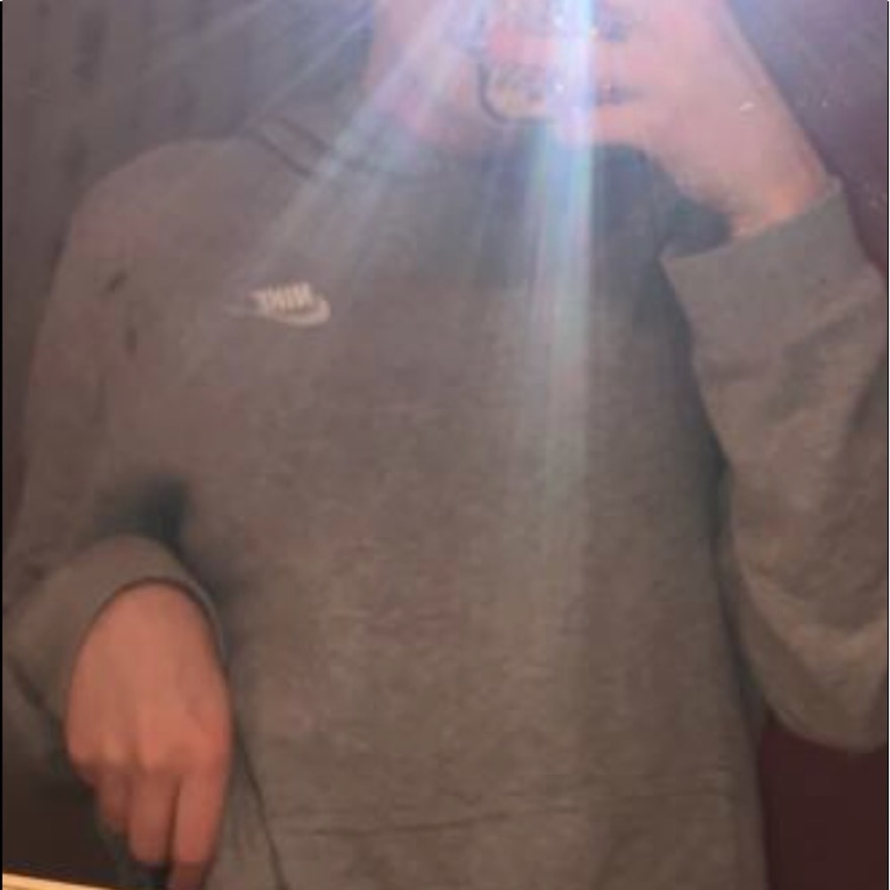 nike grey hoodie